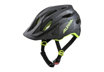 Cyklistická helma Alpina CARAPAX JR. black-neon yellow - 1