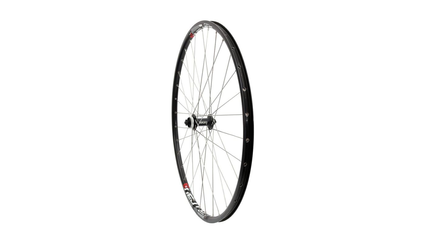 Zapletené kolo 26" MAX1 Disc Center lock přední černé/stříbrné - 1