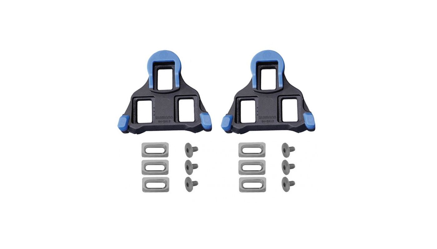 Kufry Shimano SM-SH12 Cleat Set Modré +/- 2° - 1