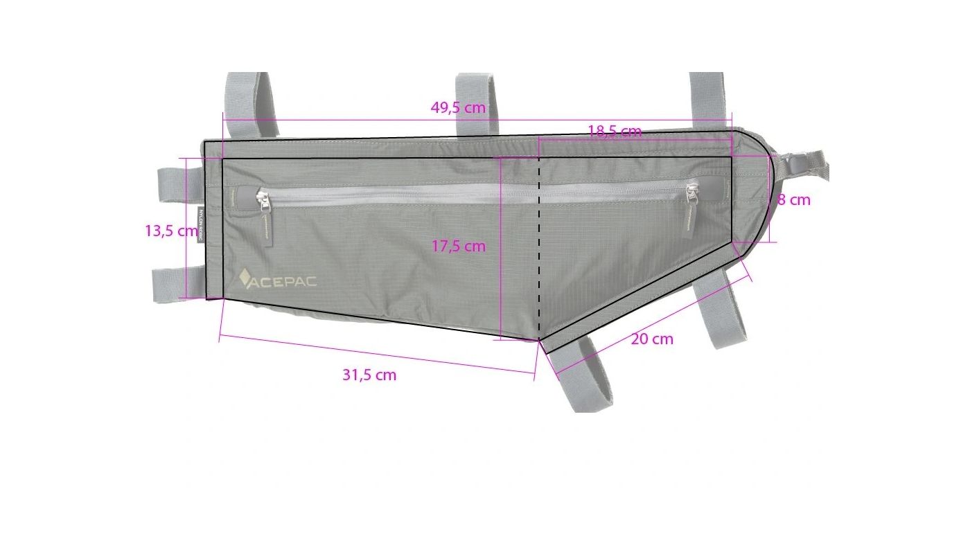 Brašna do rámu Acepac Zip Frame Bag L MKIII - 6