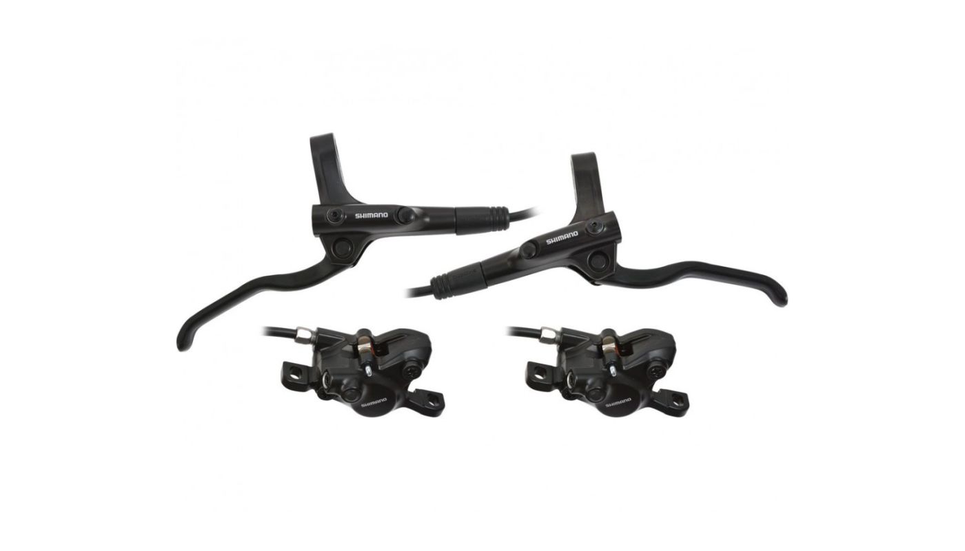 Kotoučové brzdy Shimano Altus BR-MT200 Černé přední + zadní 800+1700mm (zadní J-kit) - 1