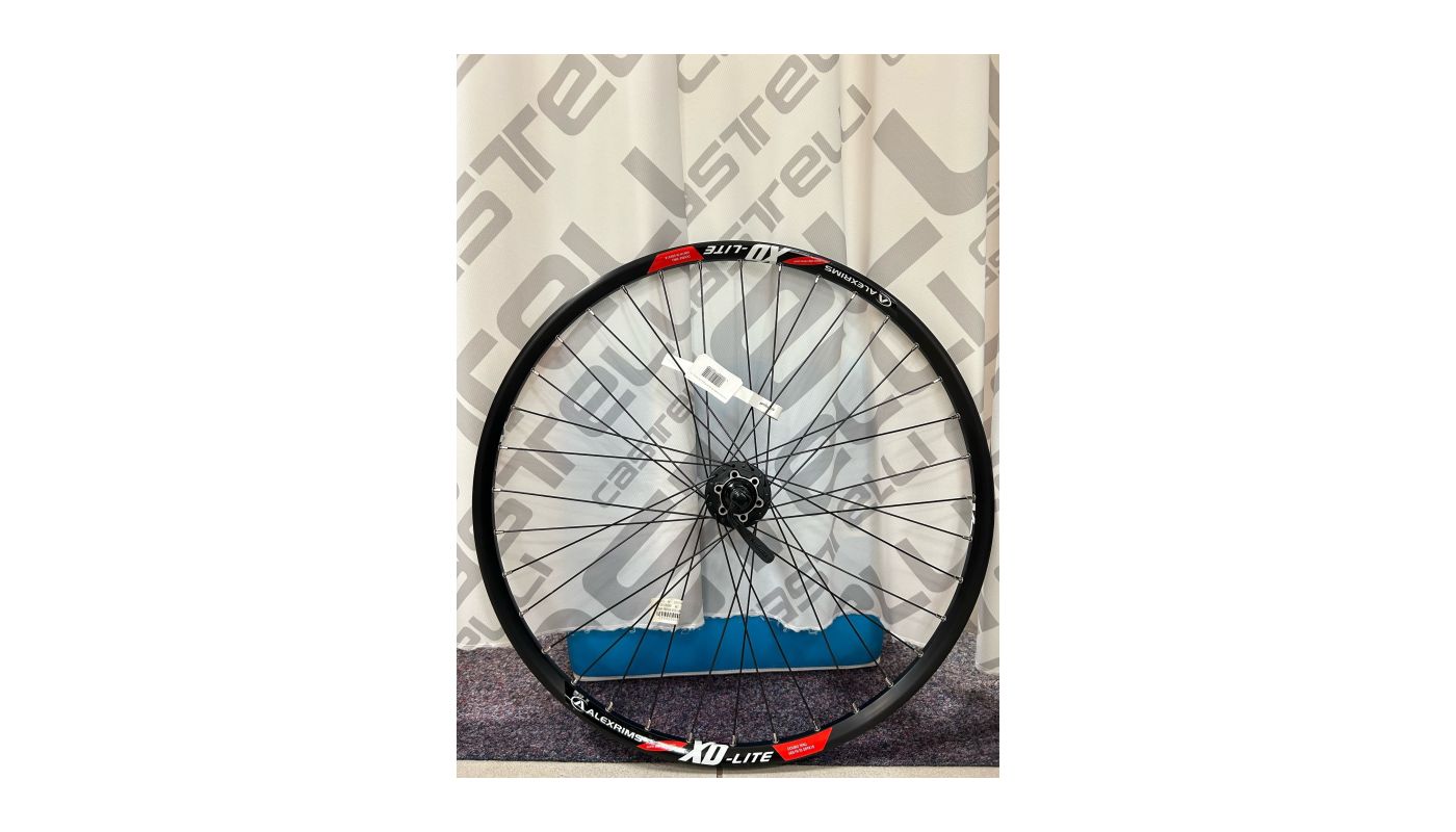 Zapletené kolo Alexrims zadní 26" SH M475 Disc 6 RU 8/9/10s - R/D/Nčerná - 1