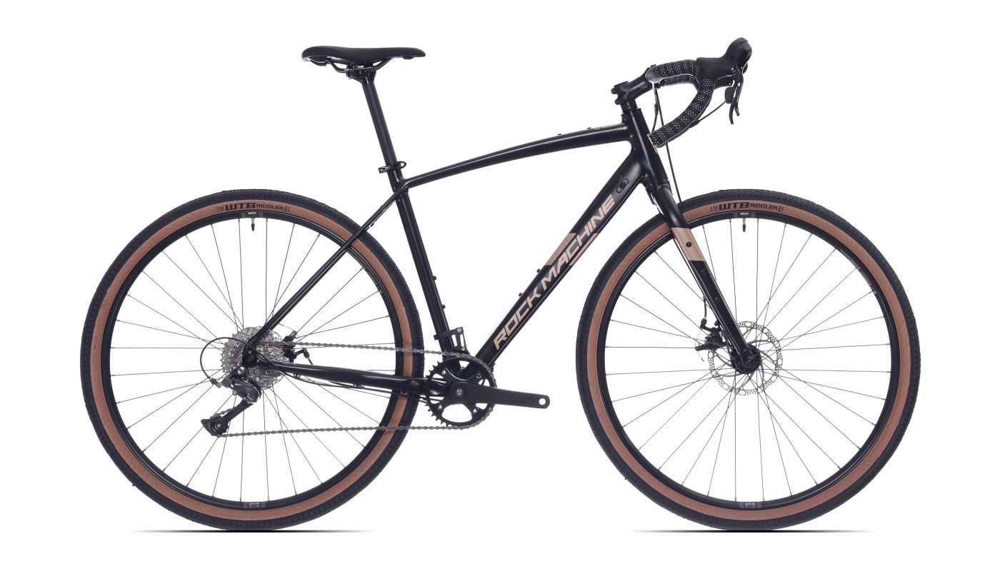 Rock Machine GravelRide 200 Gloss Black/Sand 2024 - 1